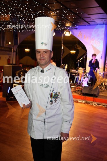 Srečko Koklič, sekretar Društva kuharjev in slaščičarjev Slovenije16. noč penin