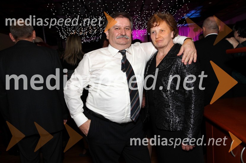 Janez Rihtarič, župan občine Radenci in soproga16. noč penin