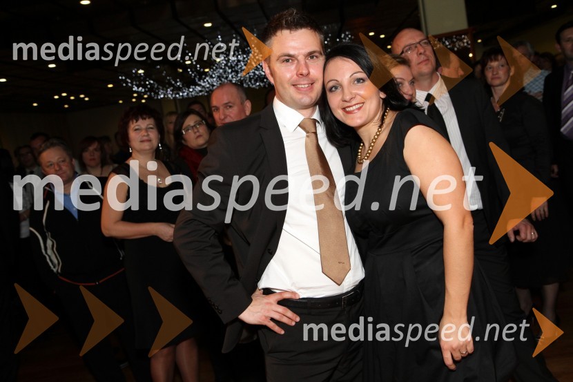 Sandi Brumen, vodja marketinga Radgonske gorice in soproga Simona16. noč penin