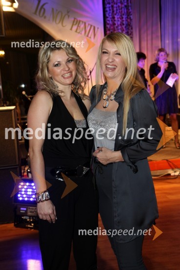 Lidija Kožar-Ayla, pevka skupine Deja Vu in Helena Blagne Zaman, pevka16. noč penin