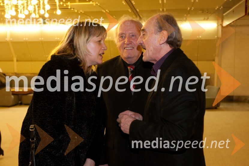 Mojmir Sepe, skladatelj s spremljevalko in Svetozar Polič, znanstvenik, okoljevarstvenikProslava ob kulturnem prazniku in podelitev Prešernovih nagrad