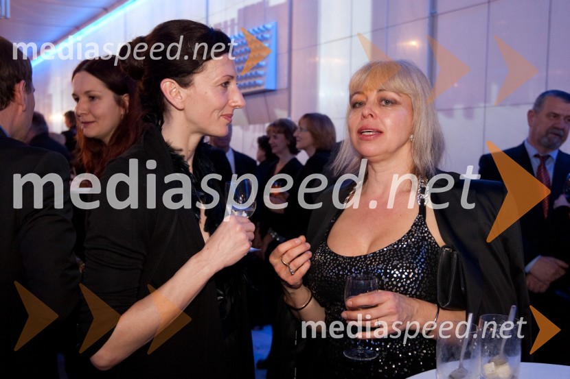 	Sanja Neškovič Peršin, baletna plesalka in Karin Košak, profesorica na naravoslovnotehniški fakultetiProslava ob kulturnem prazniku in podelitev Prešernovih nagrad