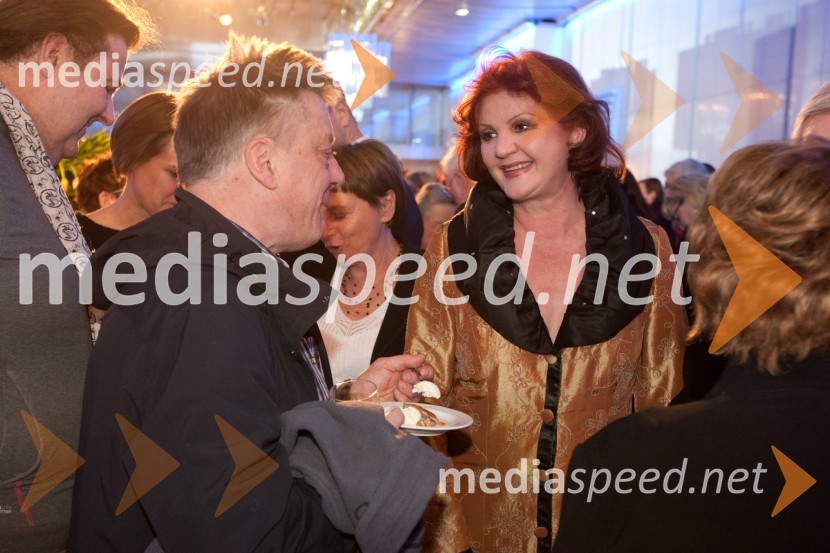 Andrej Rozman Roza, igralec in Milena Morača, operna pevkaProslava ob kulturnem prazniku in podelitev Prešernovih nagrad