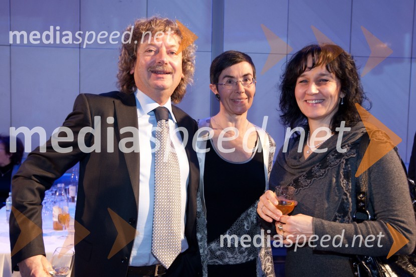 Matjaž Latin, režiser, Jasna Čuk, zdravnica in ...Proslava ob kulturnem prazniku in podelitev Prešernovih nagrad