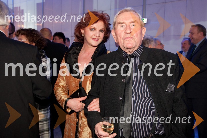 Milena Morača, operna pevka in Jurij Souček, igralecProslava ob kulturnem prazniku in podelitev Prešernovih nagrad