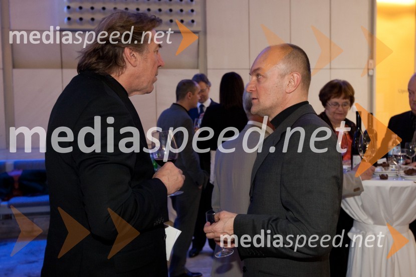 Ivo Koritnik, scenograf in Iztok Kovač, plesalec, koreografProslava ob kulturnem prazniku in podelitev Prešernovih nagrad