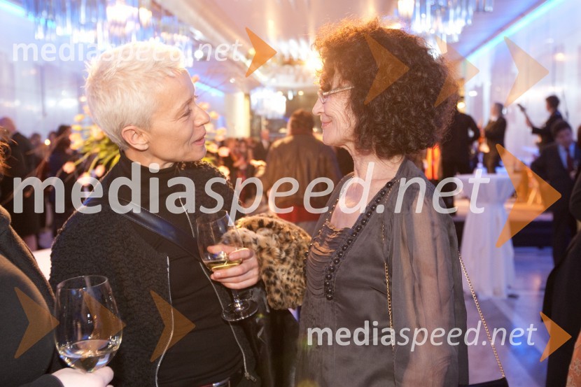 Mateja Rebolj, plesalka in Lanes Stranič, nekdanja primabalerinaProslava ob kulturnem prazniku in podelitev Prešernovih nagrad