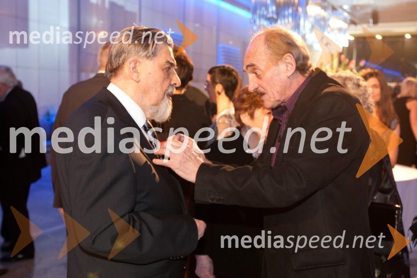 Ciril Zlobec, literat in Svetozar Polič, znanstvenik, okoljevarstvenikProslava ob kulturnem prazniku in podelitev Prešernovih nagrad