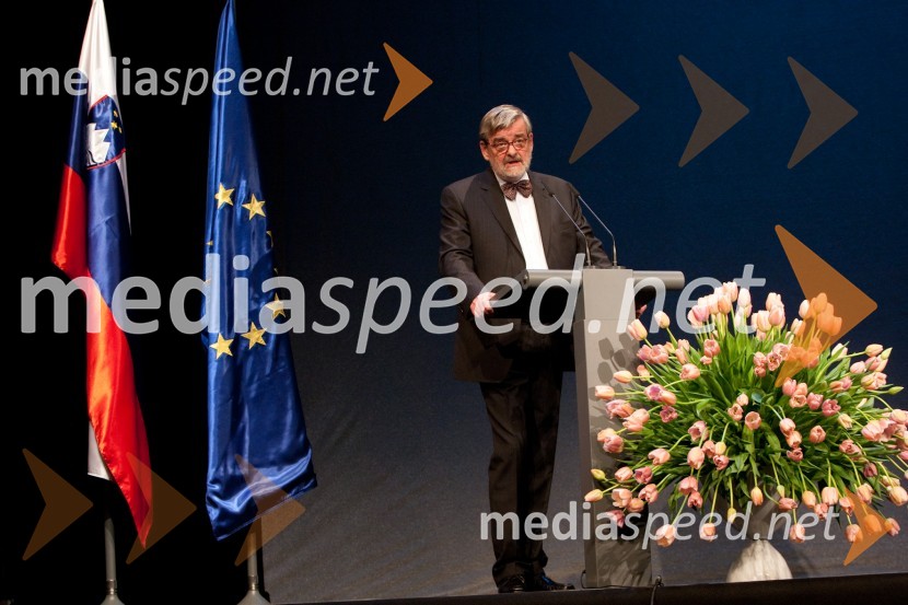 Jaroslav Skrušny, predsednik Upravnega odbora Prešernovega skladaProslava ob kulturnem prazniku in podelitev Prešernovih nagrad