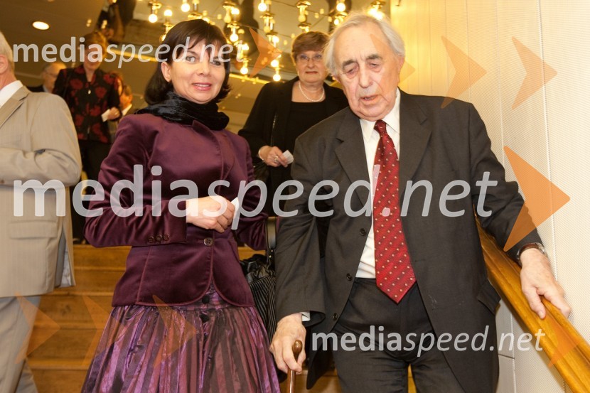 Javorka Križman in Jurij GustinčičProslava ob kulturnem prazniku in podelitev Prešernovih nagrad