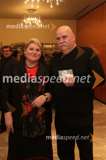 Branka in Peter Gombač, starša glasbenika Boštjana GombačaHudič babji, premiera drame v MGL