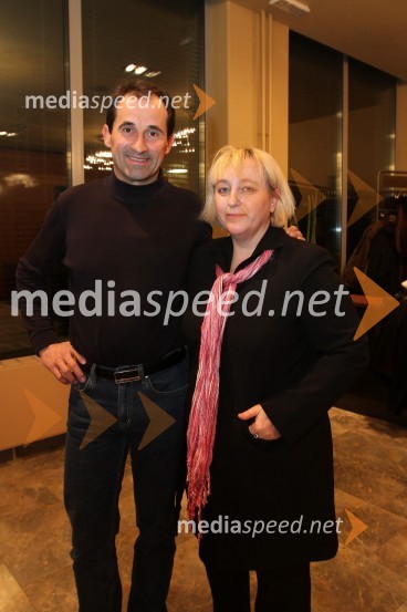 Mag. Janez Kopač, generalni direktor Direktorata za energijo, Ministrstvo za gospodarstvo Republike Slovenije in soprogaHudič babji, premiera drame v MGL