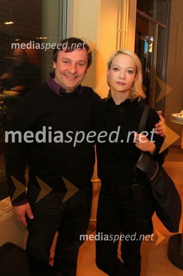 Bojan Emeršič in Viktorija Bencik, igralcaHudič babji, premiera drame v MGL