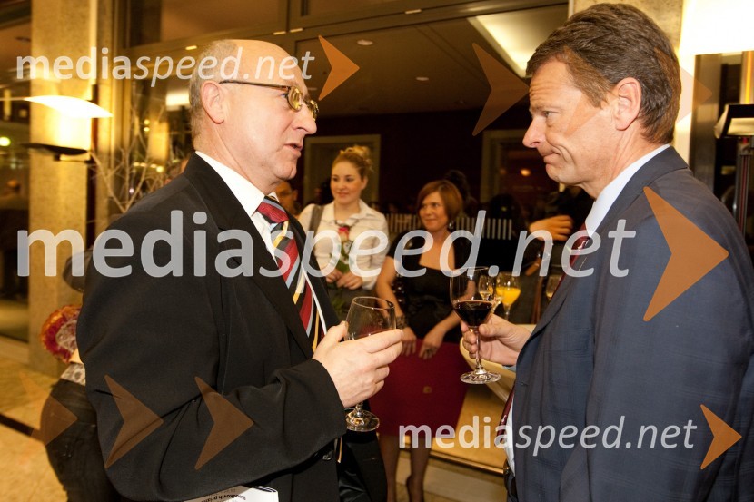 Rudi Gabrovic, predsednik Judo zveze Slovenije in Anton Jagodic, generalni sekretar olimpijskega komiteja46. podelitev Bloudkovih priznanj za leto 2010