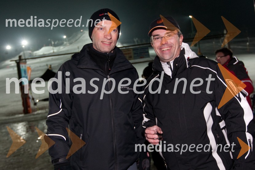 Tomaž Kastelic, nekdanji predsednik lions kluba Bled golf in Gorazd Copek, Lions Klub Bled GolfLions Ski Open 2011
