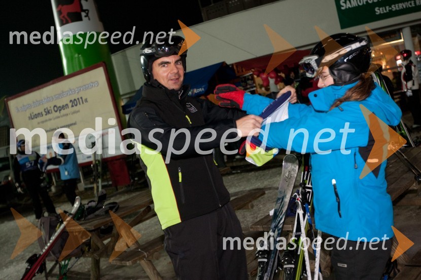 Danilo Tomšič, direktor področja prodaja in marketing v podjetju MobitelLions Ski Open 2011