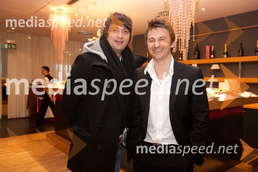 	Sašo Mali, frizerski saloni Mali in brat Jani MaliIntraceuticals, predstavitev kozmetike