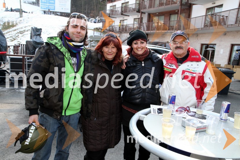Mitja Ogrinc, Vlasta Areh Račečič, Maja Račečič in Franc Račečič1. Red bull pležuharski spektakel