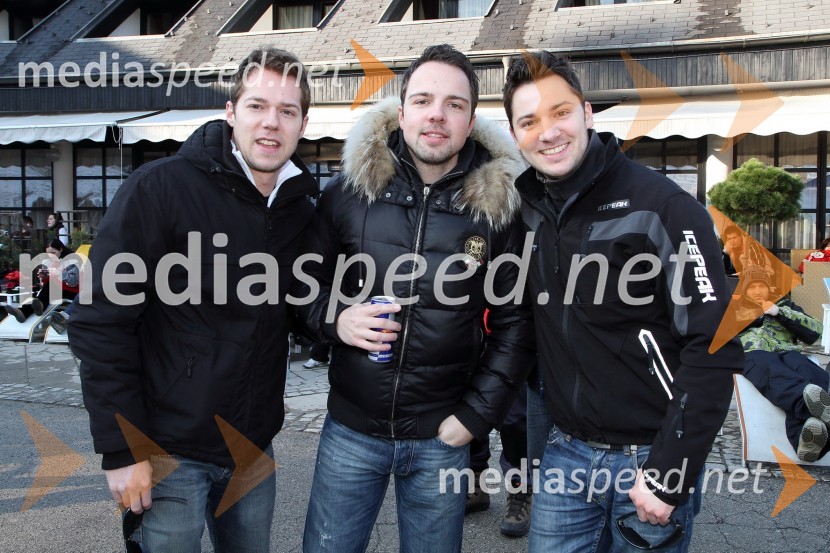 Sašo Kocbek, Nejc Vugrinec in Nino Svilar1. Red bull pležuharski spektakel