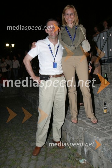 Zoran Medved, odgovorni urednik televizije Maribor in Cvetka Žirovnik, vodja regionalnega centra RTV Slo v MariboruLjudje RAZNO