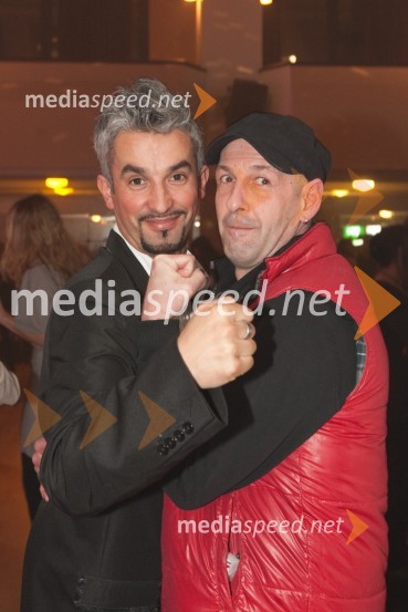 Gena Zeneli, koreograf in Jože Činč, pevecBujta repa, prekmurski žur v Ljubljani