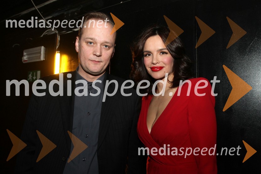 Tomica Petrovič, manager Severine Vučković in Severina, hrvaška pevkaSeverina, koncert Tridesete u živo