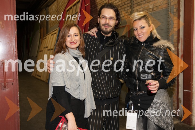 Maja Šušnjara, vizažistka, Damjan Levec - Emperatrizz in Eva Breznikar, Hangar P.R.EMA 2011, zmagovalka je Maja Keuc!