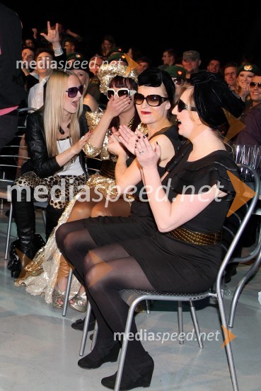 Jerneja Podbevšek Zhembrovskyy, modna oblikovalka in balerina, April, pevka, ... in ...EMA 2011, zmagovalka je Maja Keuc!