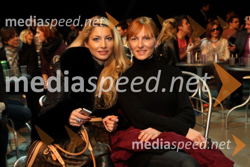 Lucija Gubenšek, manekenka in Mihaela Kolarič, lastnica agencije MichelaEMA 2011, zmagovalka je Maja Keuc!