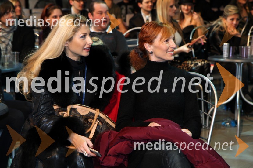 Lucija Gubenšek, manekenka in Mihaela Kolarič, lastnica agencije MichelaEMA 2011, zmagovalka je Maja Keuc!