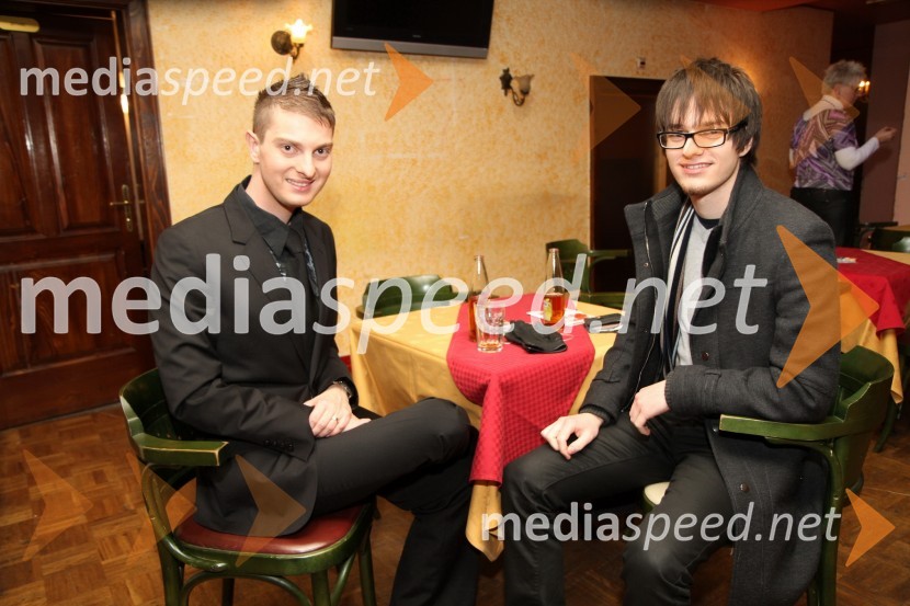 Damjan Murko, pevec in Luka ZupancBig brother, dobrodelni koncert