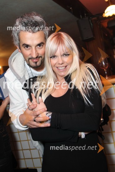 Gena Zeneli, koreograf in Nana Zeneli, voditeljica programaBig brother, dobrodelni koncert