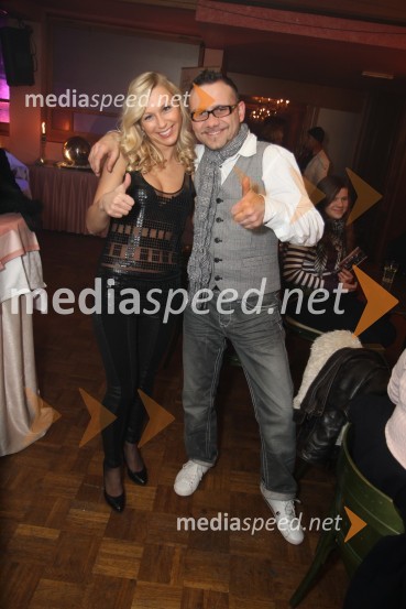 Ines Juranovič, playboyeva zajčica, Mišo Kontrec, član skupine LangaBig brother, dobrodelni koncert