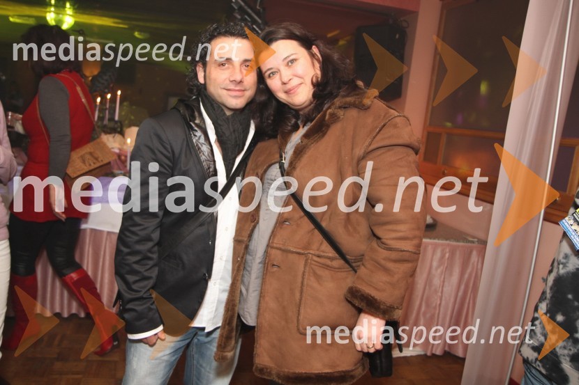 Jože Kontrec, član skupine Langa in soproga Dada KladenikBig brother, dobrodelni koncert