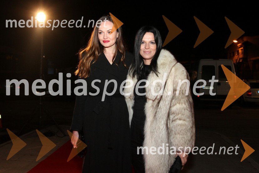 Irina Osypenko, manekenka in ...VIP zabava revije Obrazi
