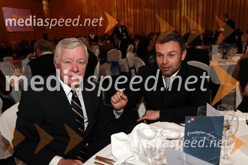 Tone Vogrinec, legenda slovenskega smučanja in Vedran Pavlek, direktor hrvaške smučarske reprezentanceBela večerja ob 50 letnici Pokala Vitranc