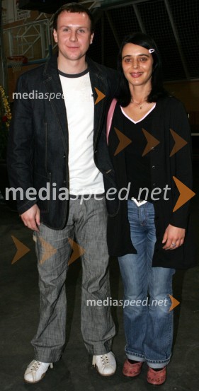 Gorazd Škof, rokometni vratar in njegova punca NušaŠportnik zime Val-a 202 Komenda