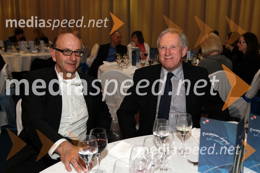 Heinz Slesak, generalni direktor Porsche Slovenija d.o.o. in ...Bela večerja ob 50 letnici Pokala Vitranc