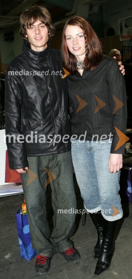 Rok Benkovič, smučarski skakalec in Tina Maze, smučarkaŠportnik zime Val-a 202 Komenda