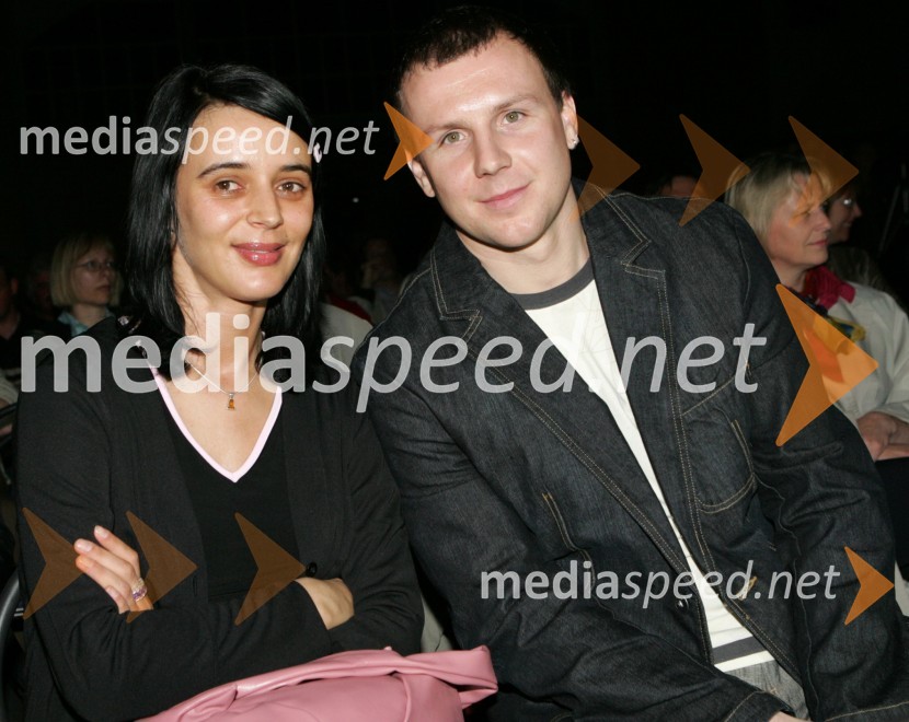 Gorazd Škof, rokometni vratar in njegova punca NušaŠportnik zime Val-a 202 Komenda