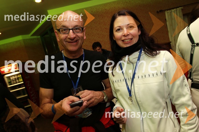 Heinz Slesak, generalni direktor Porsche Slovenija d.o.o. in Simona Mavsar, direktorica znamke Seat pri Porsche Slovenija d.o.o.50. Pokal Vitranc, XL Party