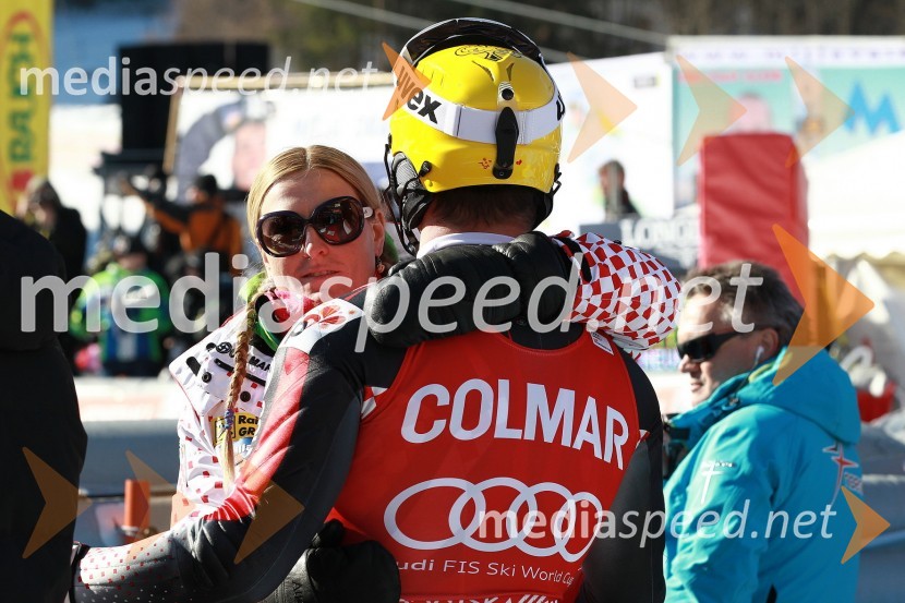 Janica Kostelić, nekdanja hrvaška smučarka ter Ivica Kostelić, smučar (Hrvaška)50. Pokal Vitranc, slalom