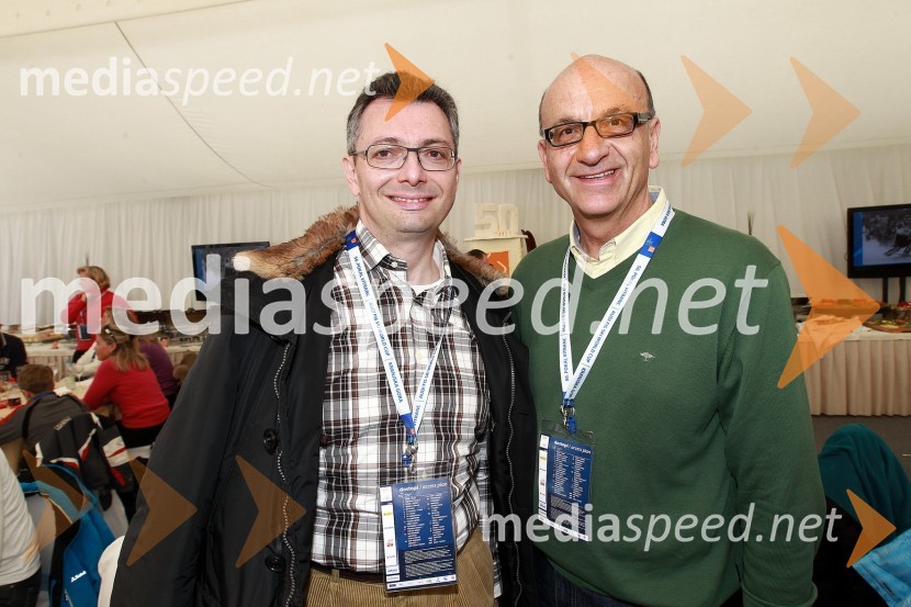 Alexander Picker, predsednik uprave Hypo Alpe Adria Group in Heinz Slesak, generalni direktor Porsche Slovenija d.o.o.50. Pokal Vitranc, slalom