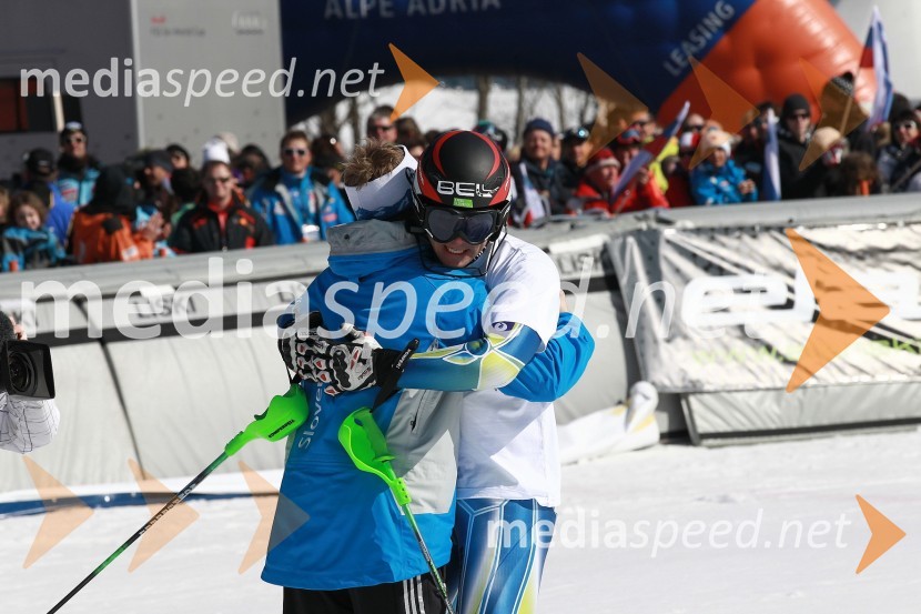 Bernard Vajdič in Mitja Dragšič, smučarja50. Pokal Vitranc, slalom