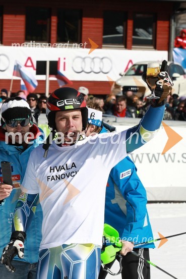 Aleš Gorza in Mitja Dragšič, smučarja50. Pokal Vitranc, slalom