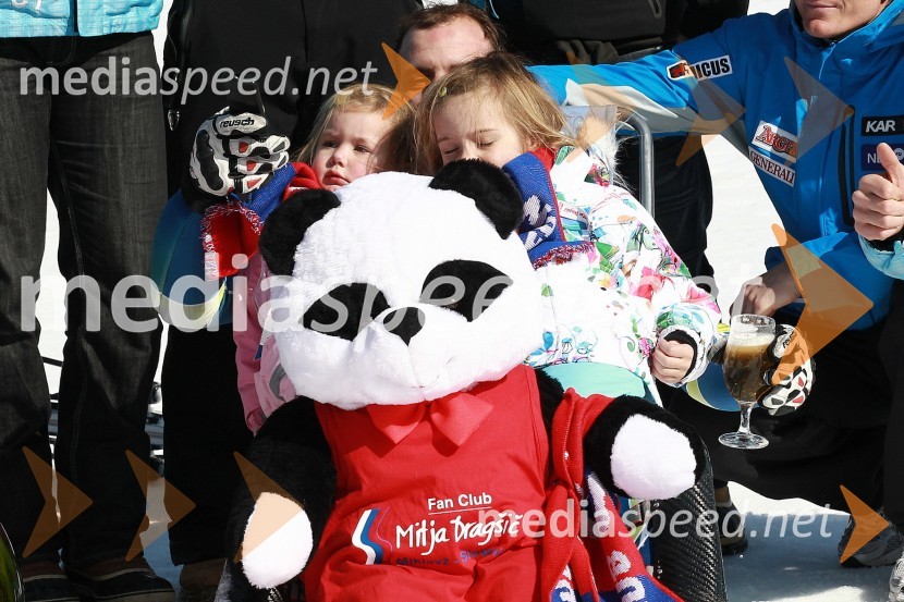 Mitja Dragšič, smučar in hčerki50. Pokal Vitranc, slalom