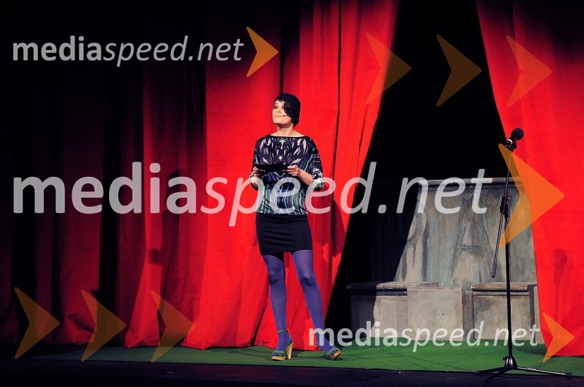 Pia Zemljič, igralka in povezovalka prireditve20. festival Dnevi komedije 2011, zaključek festivala