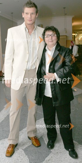 Jure Bradač, maneken in fotomodel ter Dragica Petrovič, režiserka in producentkaManekenke, fotomodeli, misice