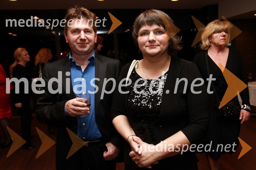 Željko in Tanja FerlinOna 365 je postala dr. Renata Salecl