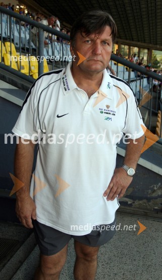 Branko Horjak, pomočnik trenerja NK MariborNK Maribor - Villareal CF, nogometna tekma